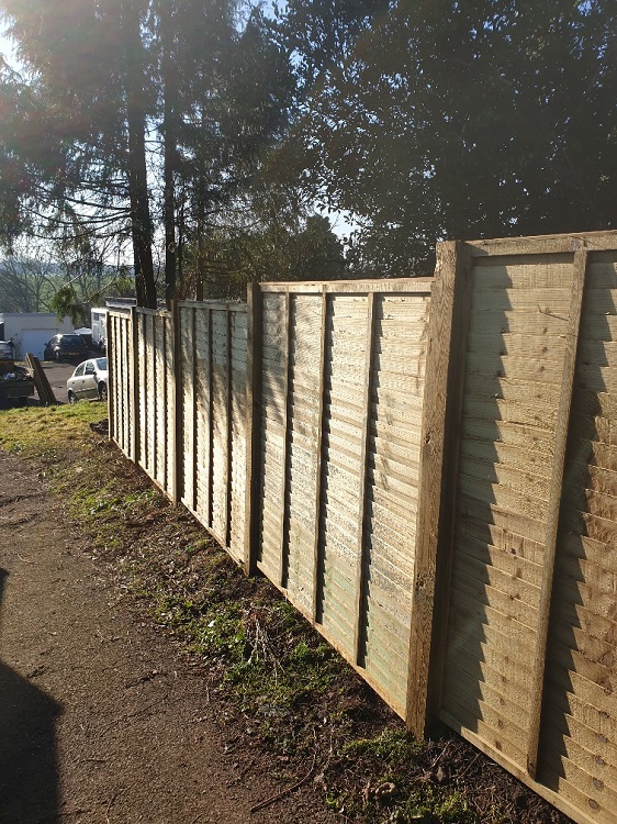 Fence Post Repair completed