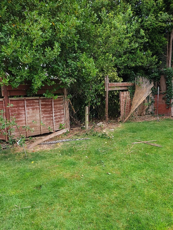 original broken fence