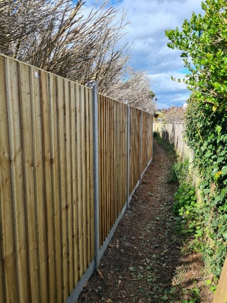 new fence replacement